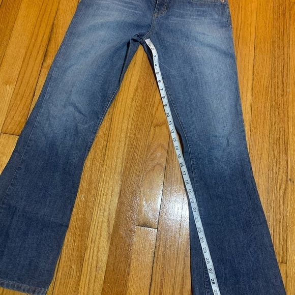 ABERCROMBIE & FITCH Medium Wash Bootcut Jeans Button Fly SIZE 6R - Picture 9 of 9